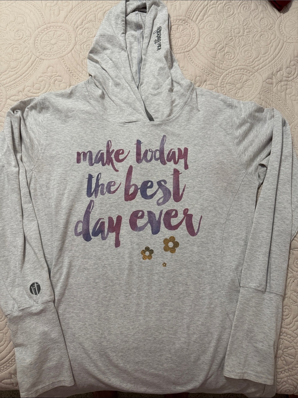 Raw Threads Disney Tangled Rapunzel Hoodie - Make Today The Best Day Ever